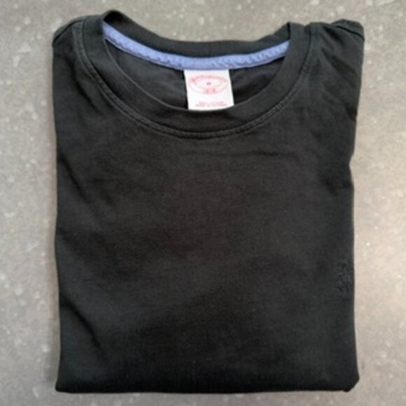 Brooks Brothers Long-Sleeve Black T-Shirt – Size M - Picture 4 of 9